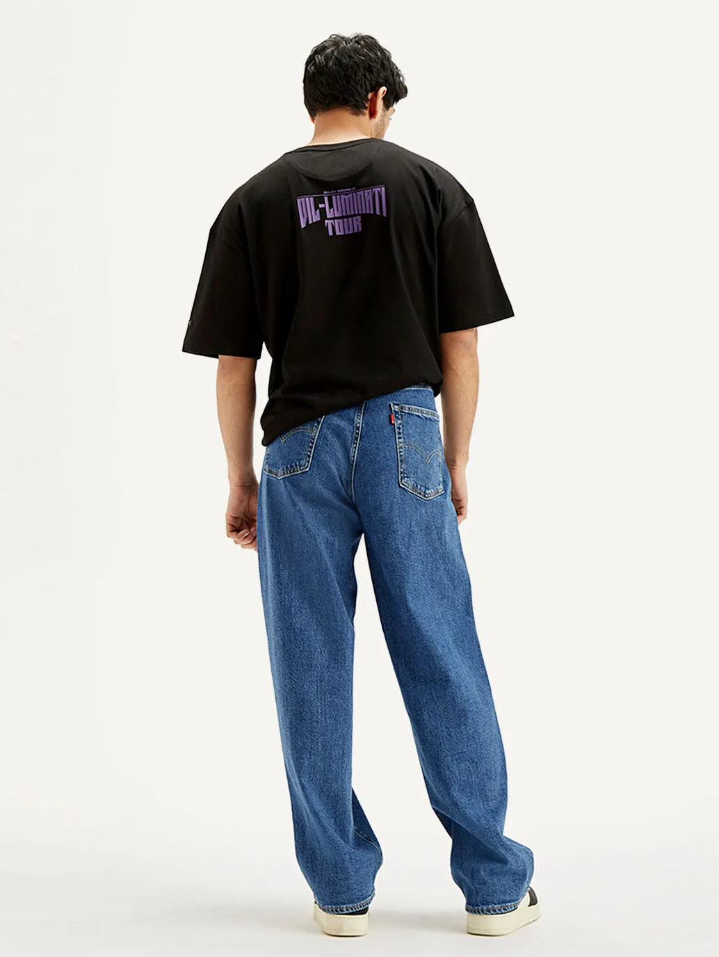 578 BAGGY UTILITY INDIGO JEANS