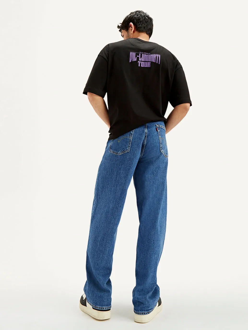 578 BAGGY UTILITY INDIGO JEANS