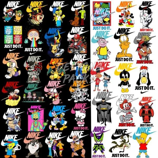 99 Sport Cartoon Brand Designs Bundle PNG