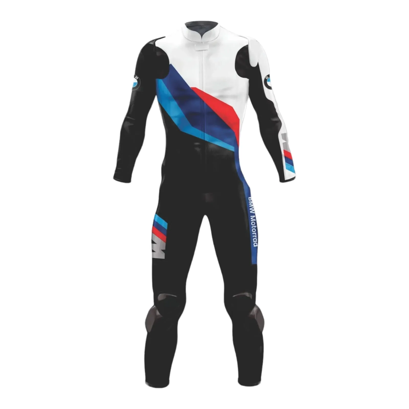 Alpino Ultra-BMW White Leather Racing Suit and Jackets one pc 2 piece