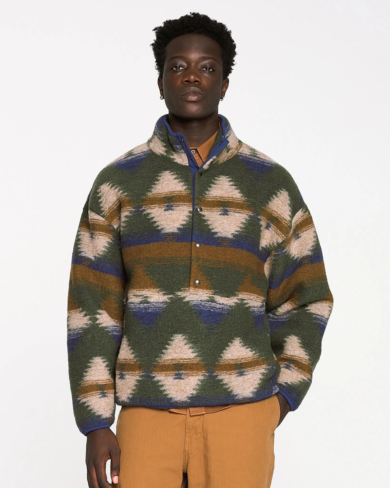 Arizona Sweater Desert Wool Green/Blue/Beige