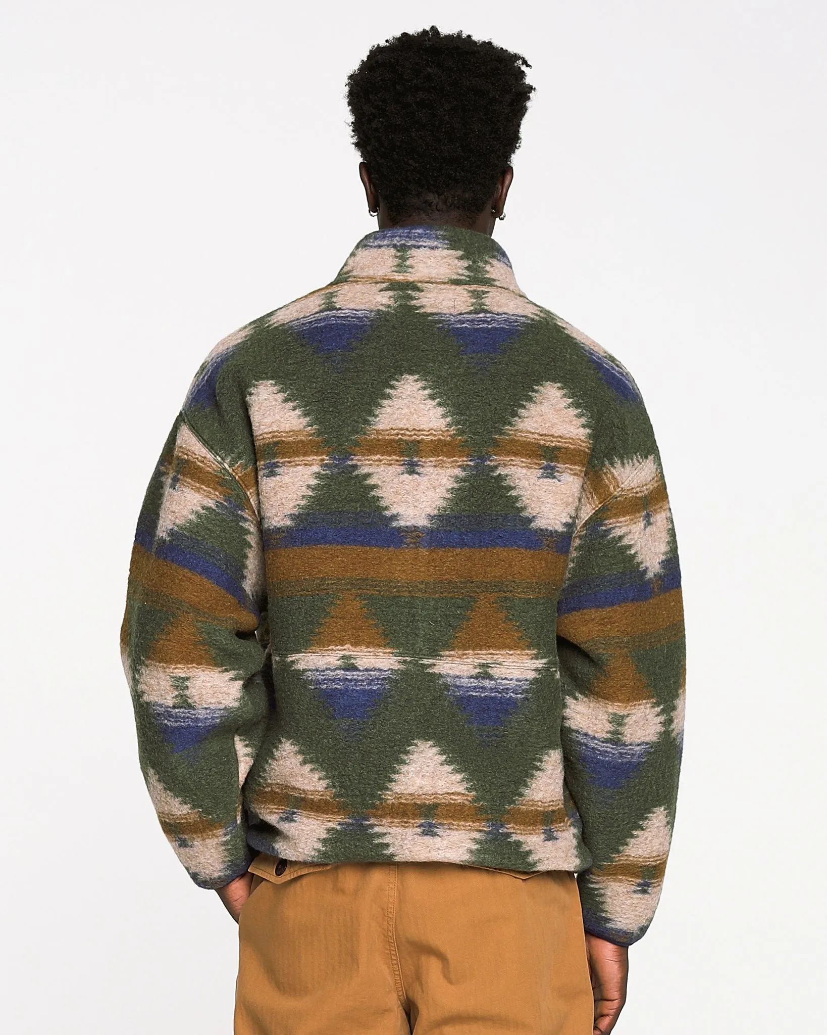 Arizona Sweater Desert Wool Green/Blue/Beige