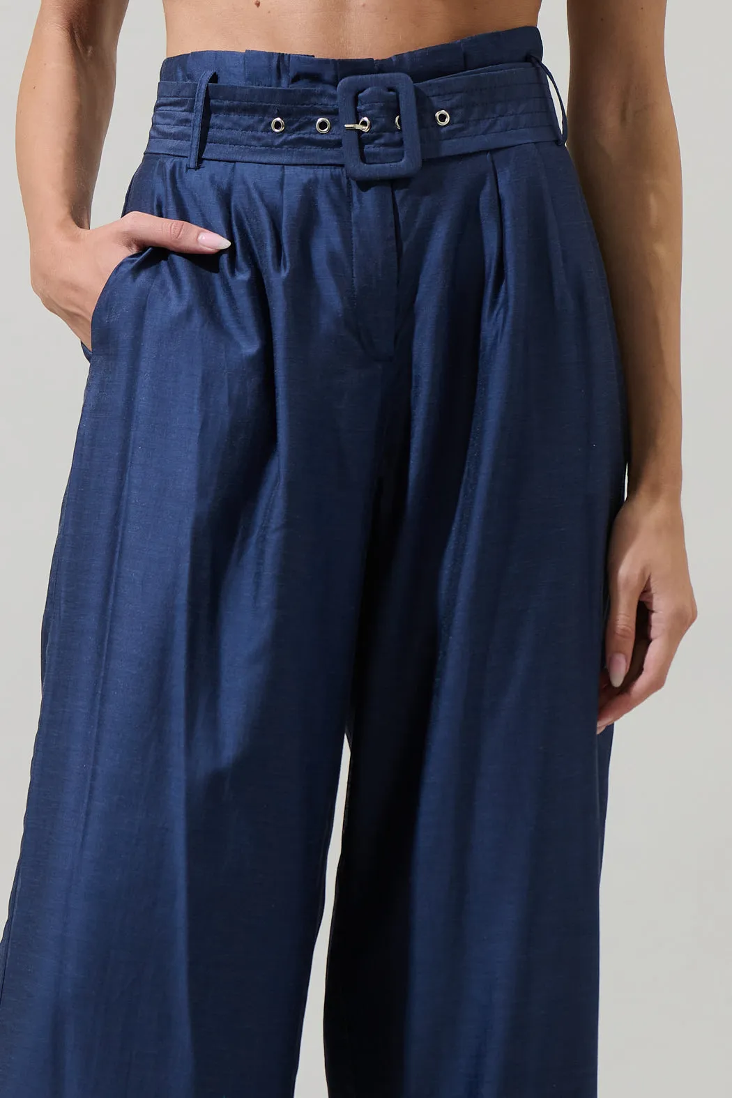 Bellaire High Waisted Wide Leg Pants