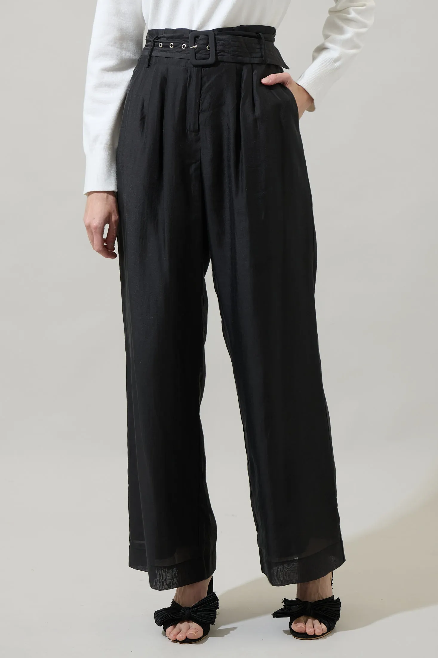 Bellaire High Waisted Wide Leg Pants