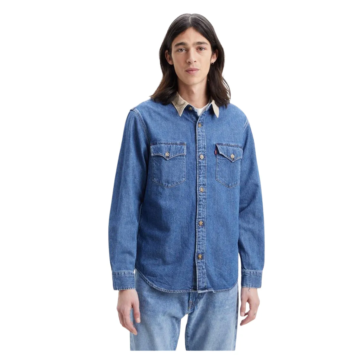 Camicia Levi's Western Relaxed Fit Blu