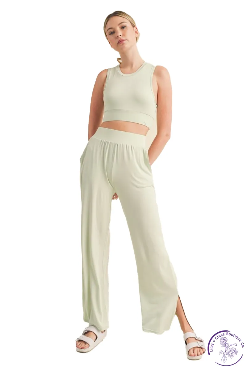 Chic Comfort Wide Leg Lounge Pant