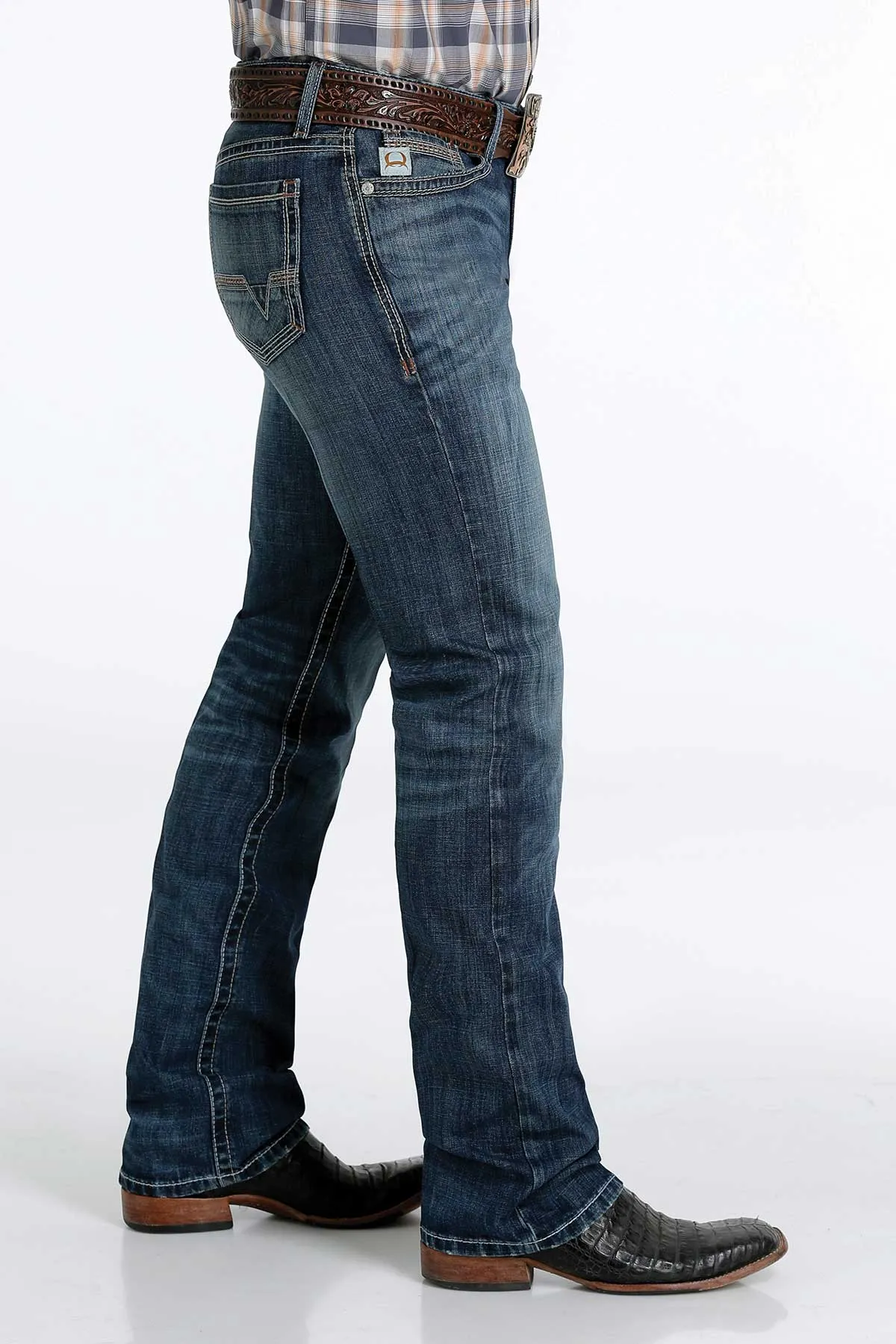 Cinch Men's Ian Slim Fit Jean in Dark Wash