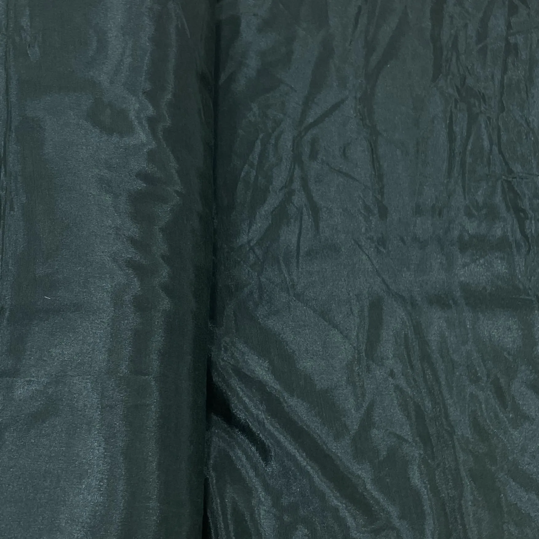 Dark Crocodile Green Solid Shantoon Fabric