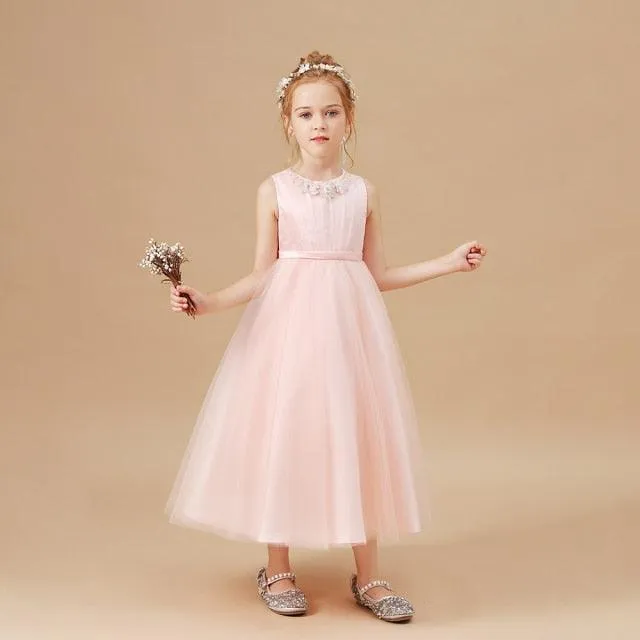 Elegant Princess Party Dress Flower Girl Dress