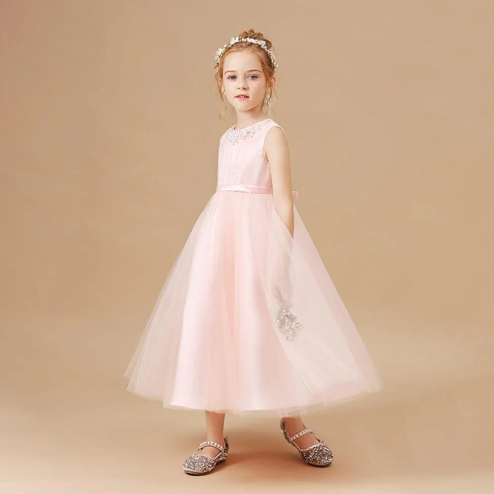 Elegant Princess Party Dress Flower Girl Dress