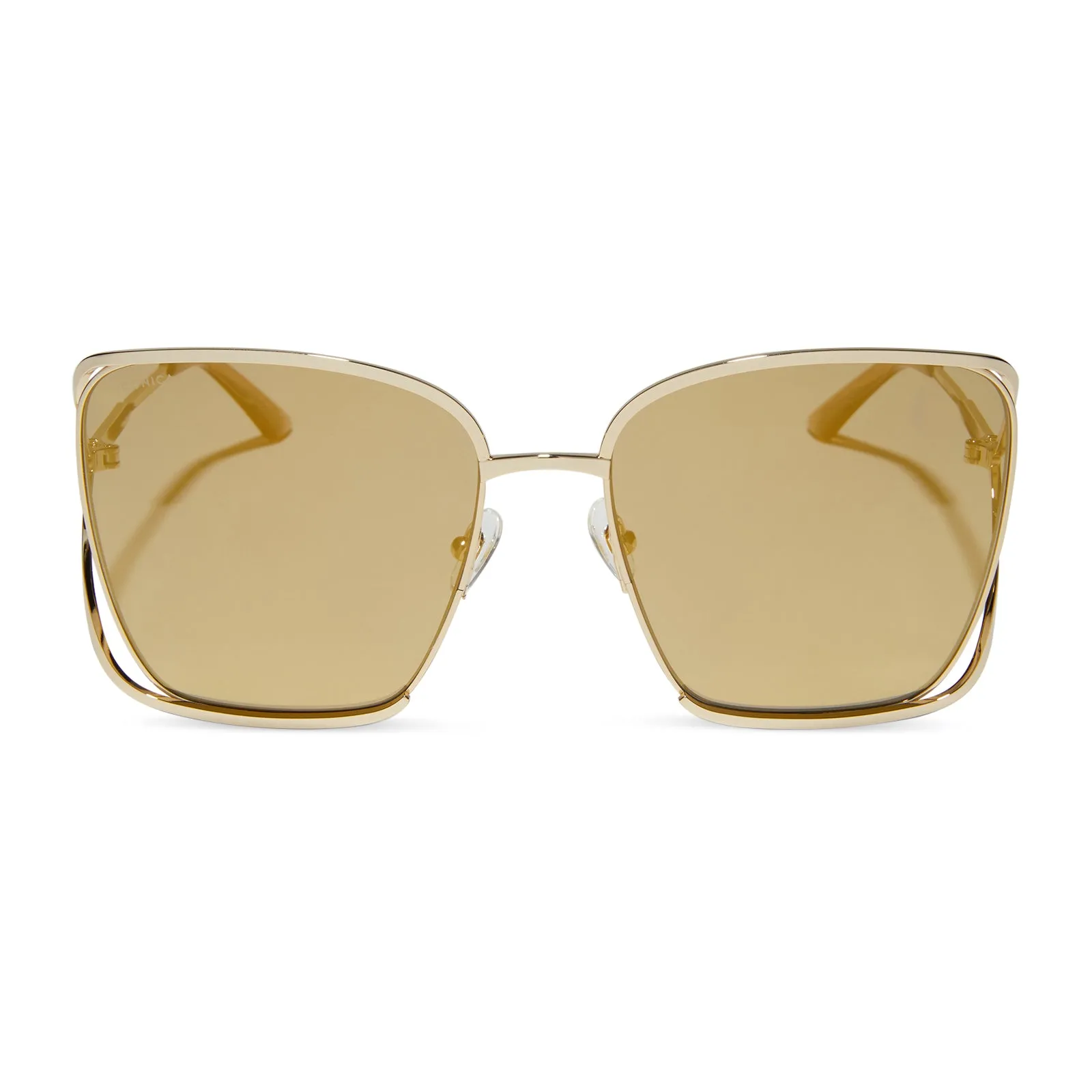 FRANCESCA - GOLD WITH CAFÉ OLE   GOLD FLASH POLARIZED SUNGLASSES