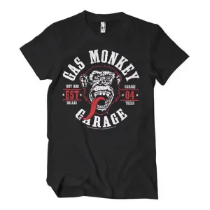 Gas Monkey Garage Round Seal T-Shirt Black