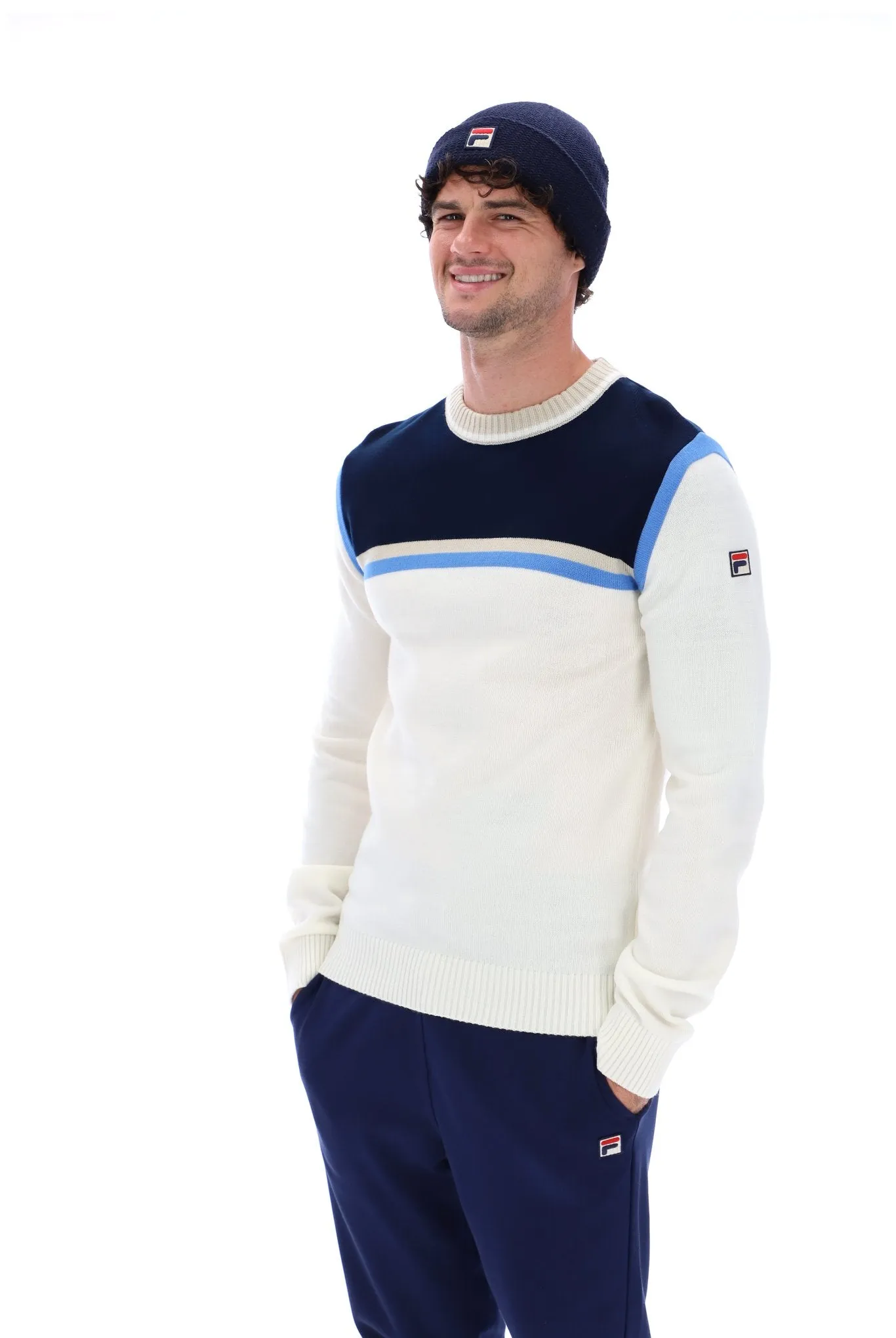 Grayson Stripe Crew Sweater