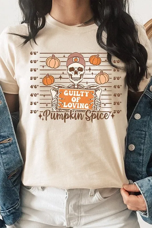 Guilty Of Loving Pumpkin Spice Graphic Tee