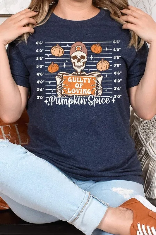 Guilty Of Loving Pumpkin Spice Graphic Tee