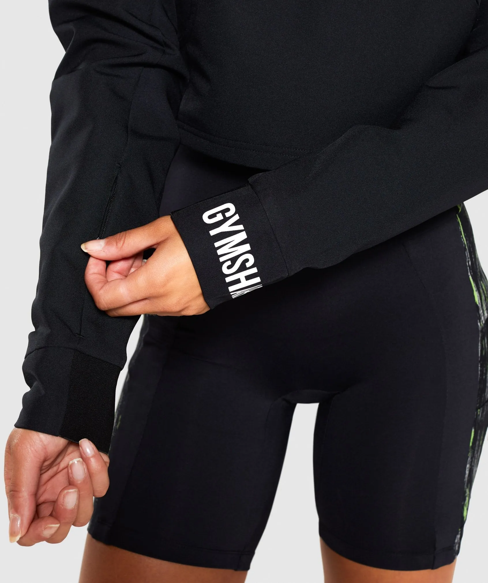 Gymshark Non Stop Cropped Hoodie - Black