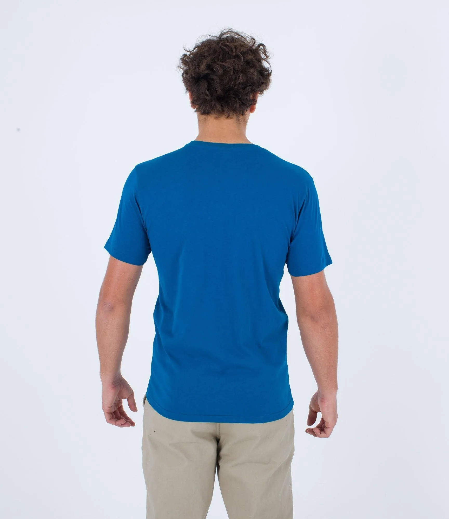 Hurley Block Party Oceancare Organic Tee Abyss Blue