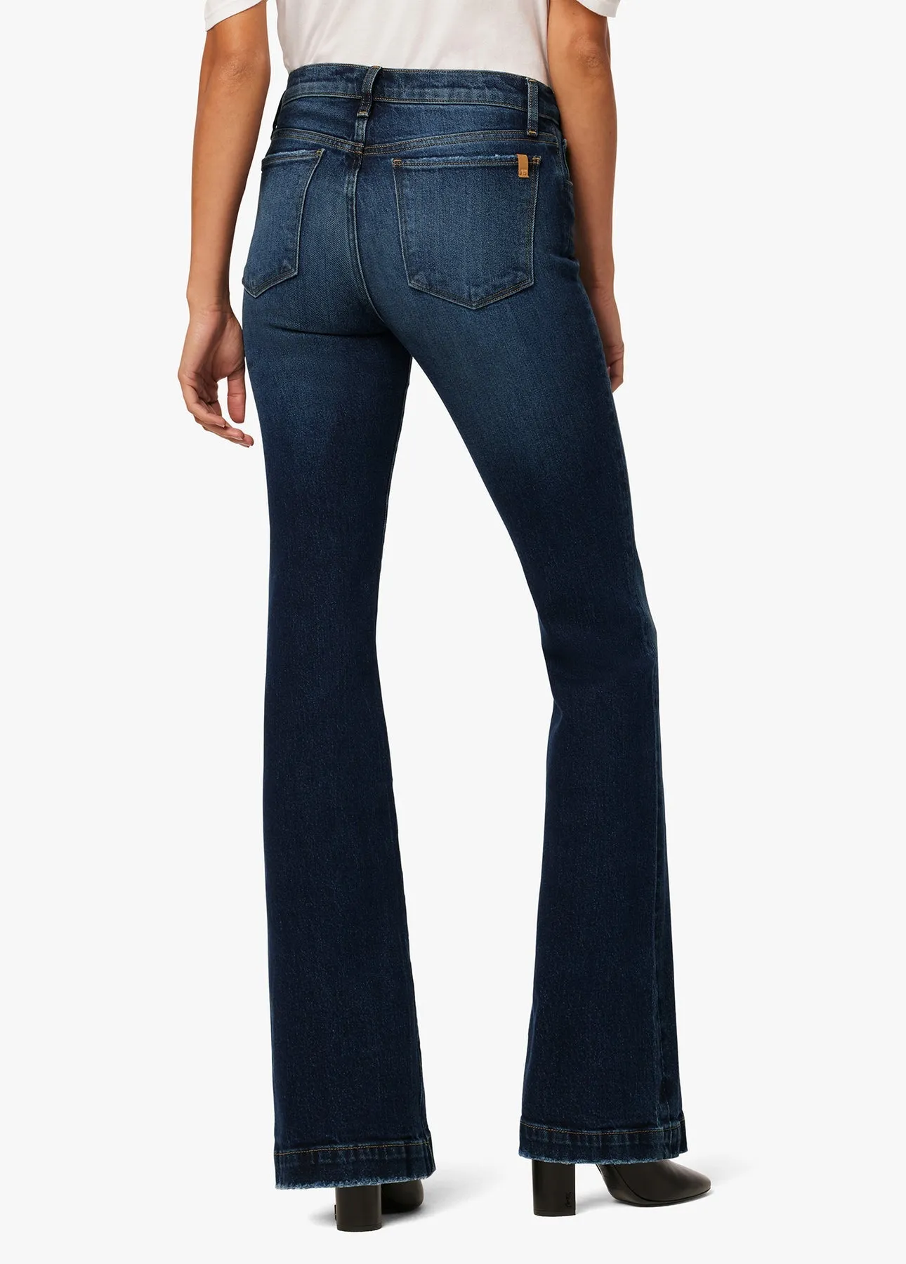 Joe's Jeans The Frankie Mid Rise Bootcut Heirloom Denim Wide Hem