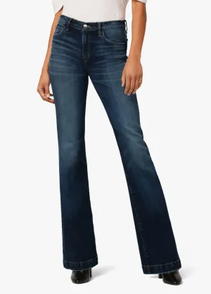 Joe's Jeans The Frankie Mid Rise Bootcut Heirloom Denim Wide Hem