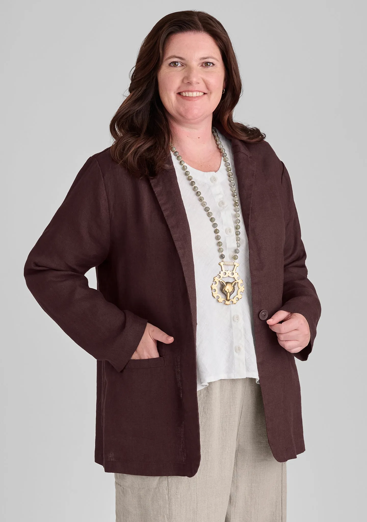 Kates Blazer - Linen Jacket