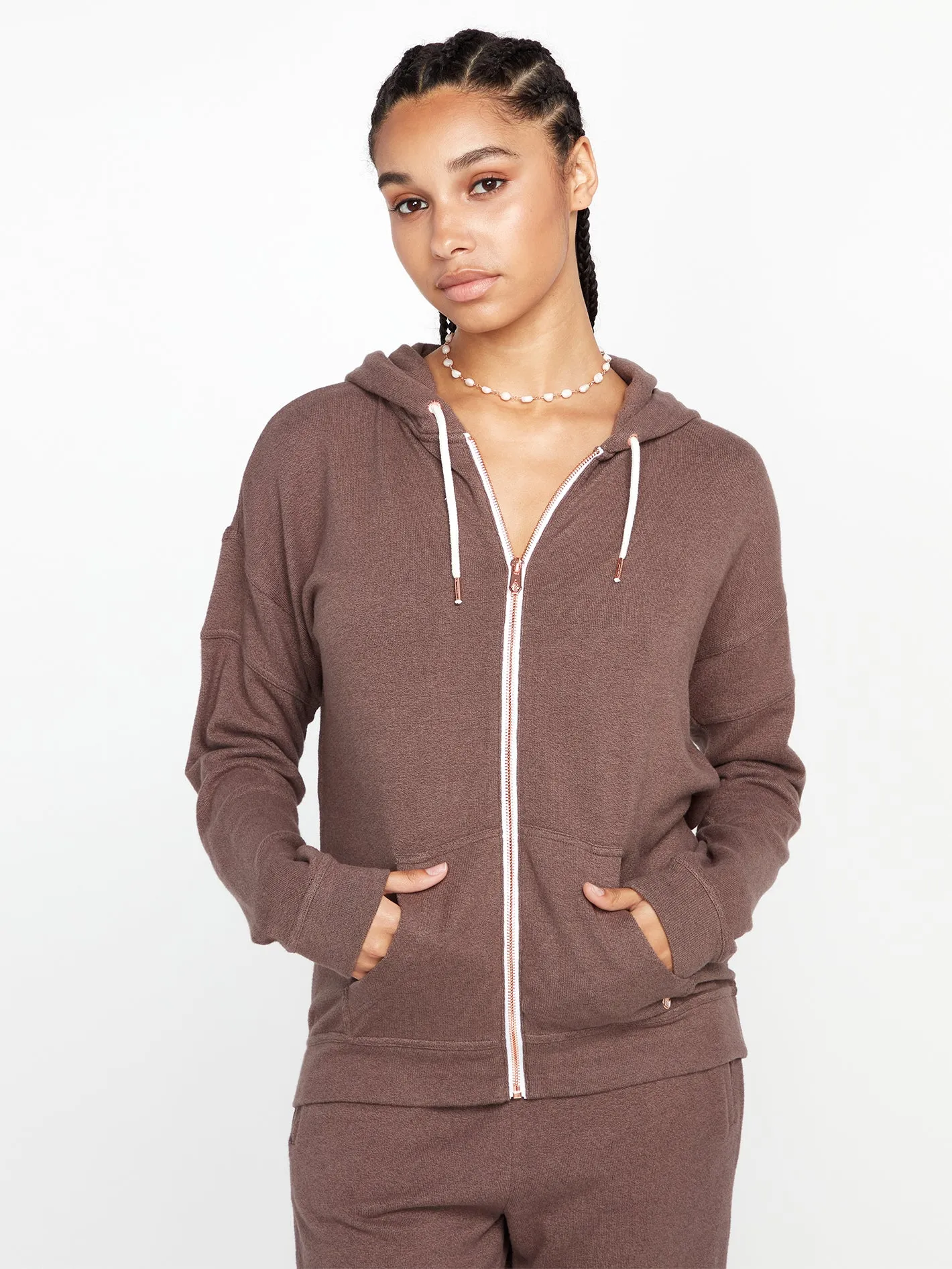 Lived in Lounge Zip Jacket - Slate Grey