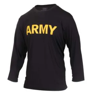 Long Sleeve Army PT Shirt