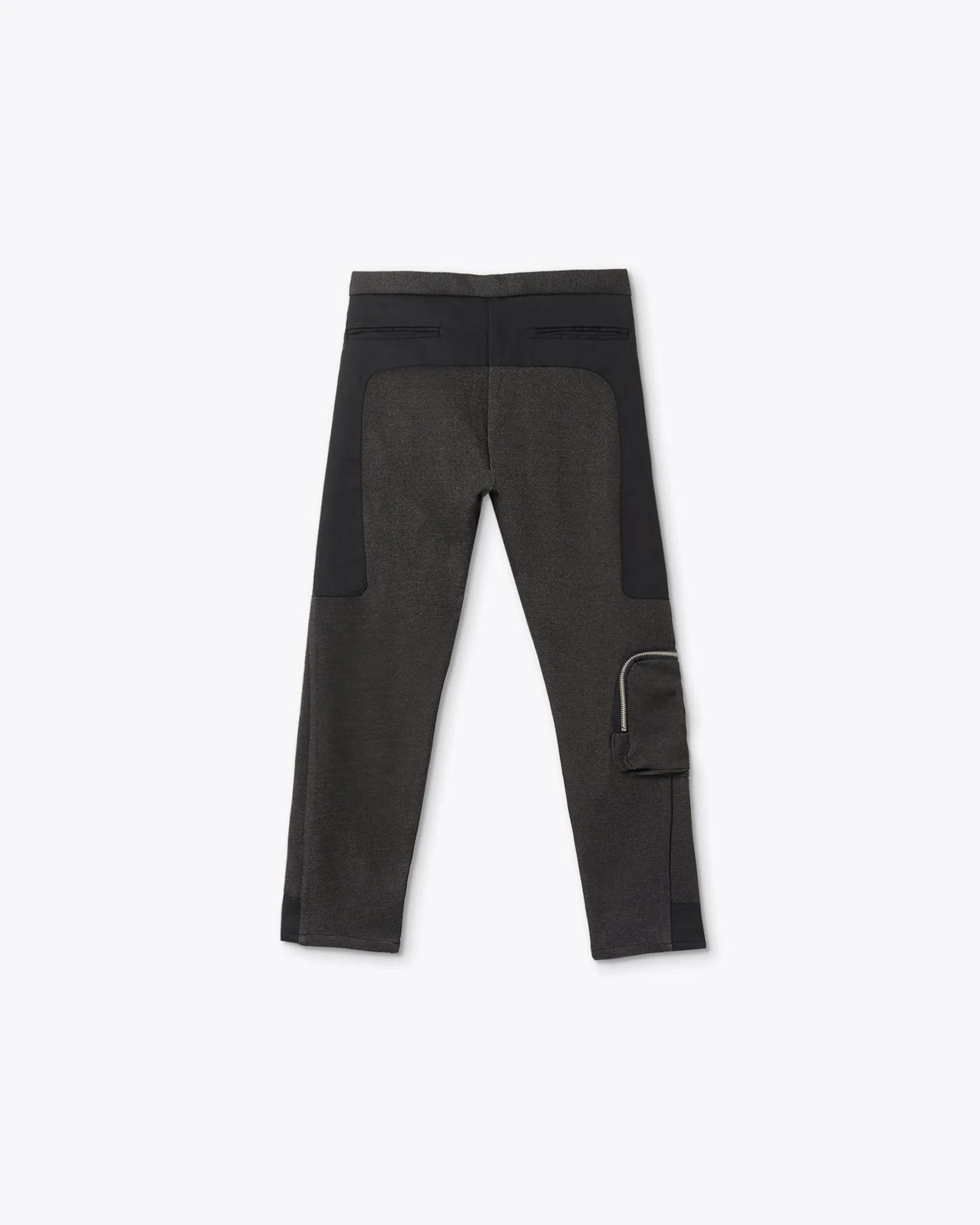 MID-RISE PANTS WITH BELT AND POCKETS