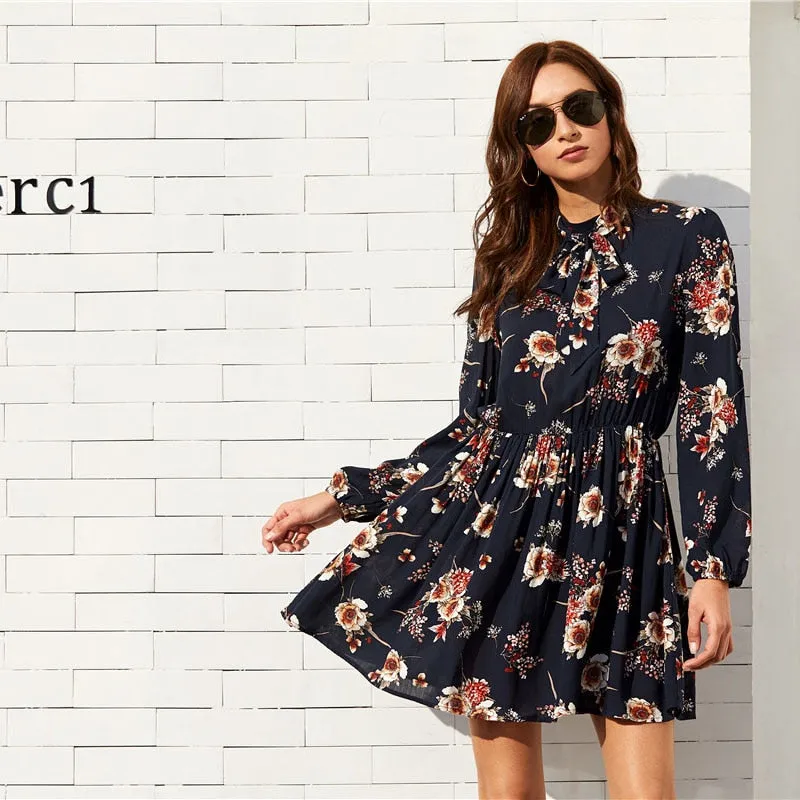 Modest Floral Women Dress