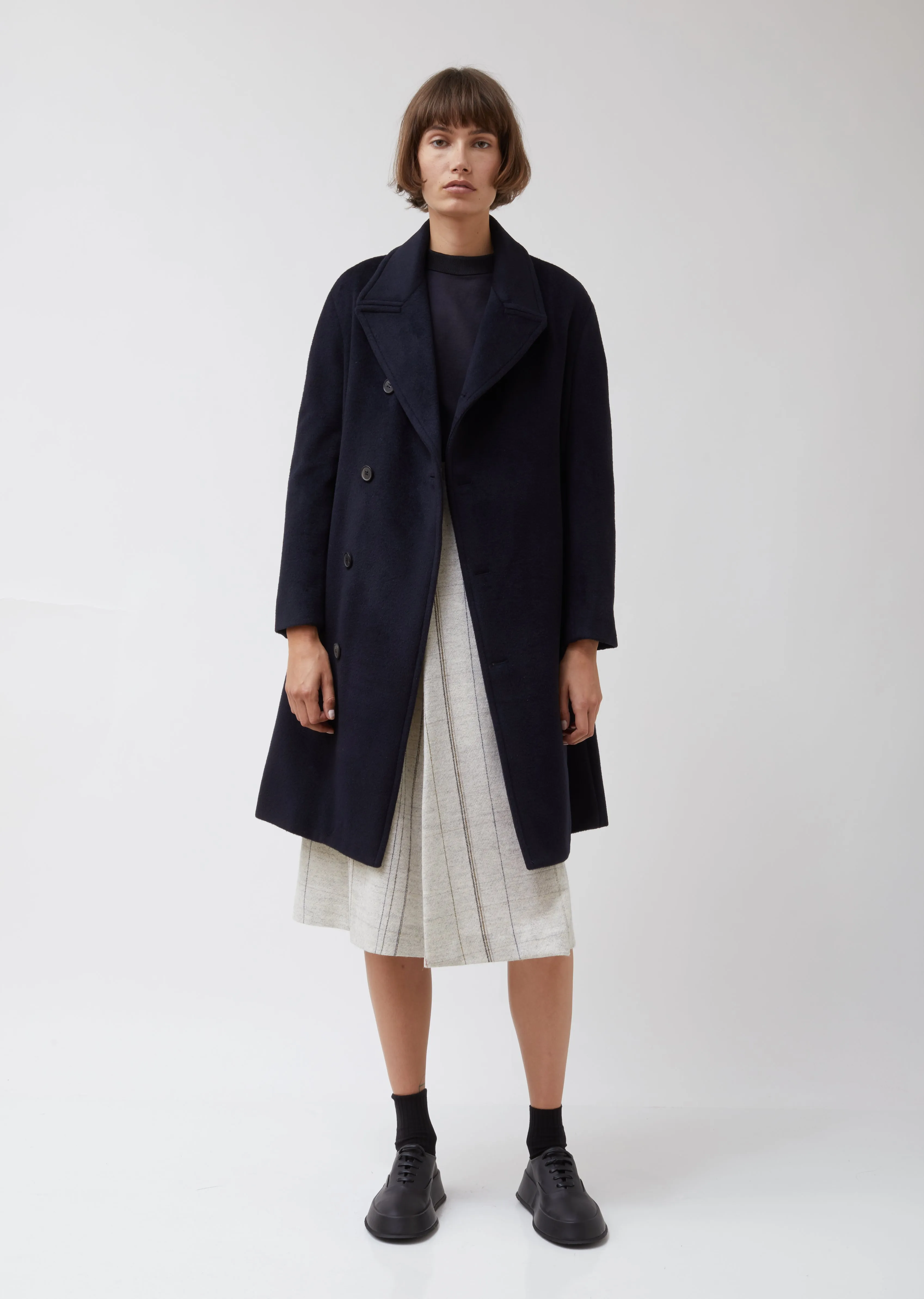 Mohair Wool Coat Sequoia