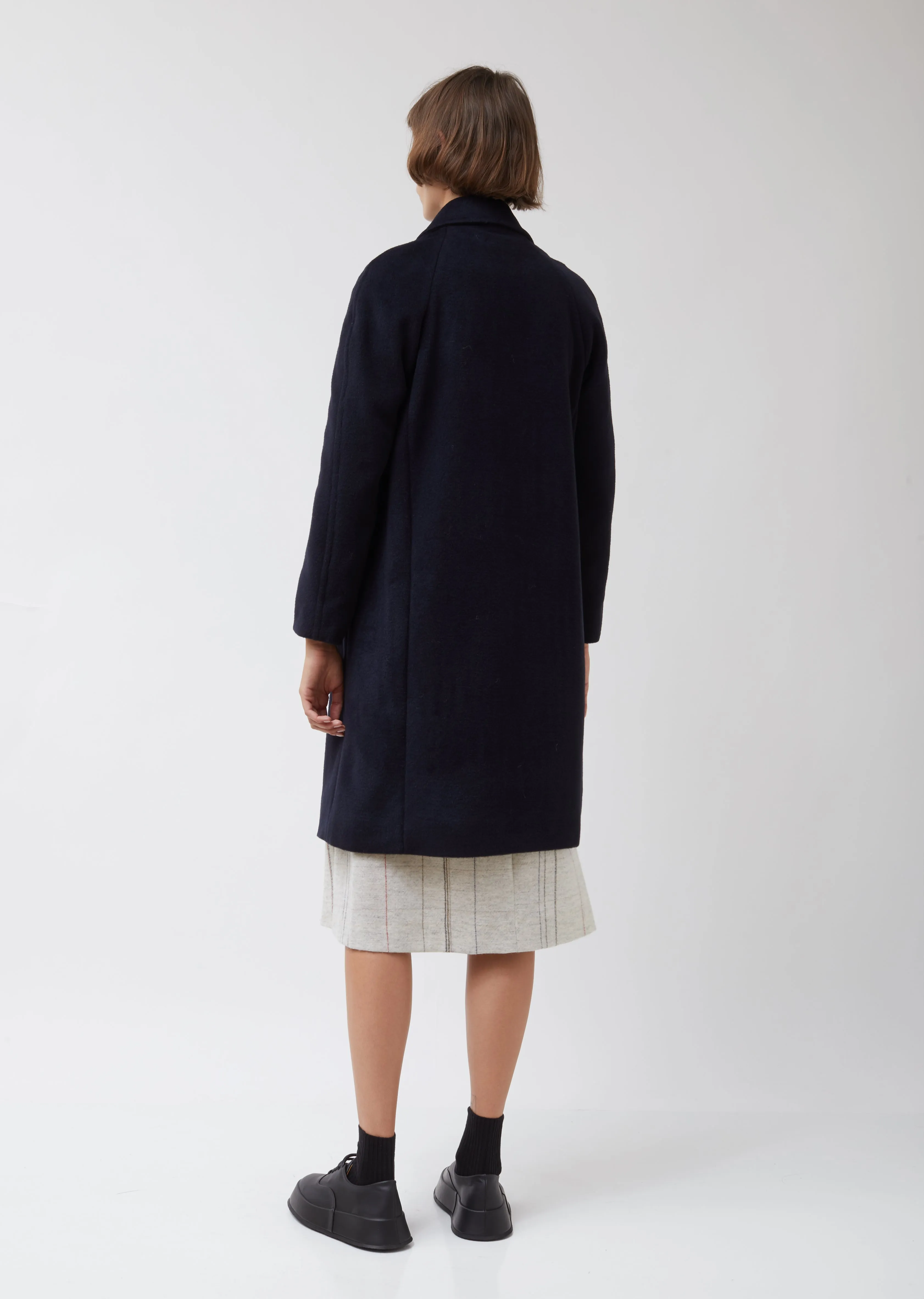 Mohair Wool Coat Sequoia