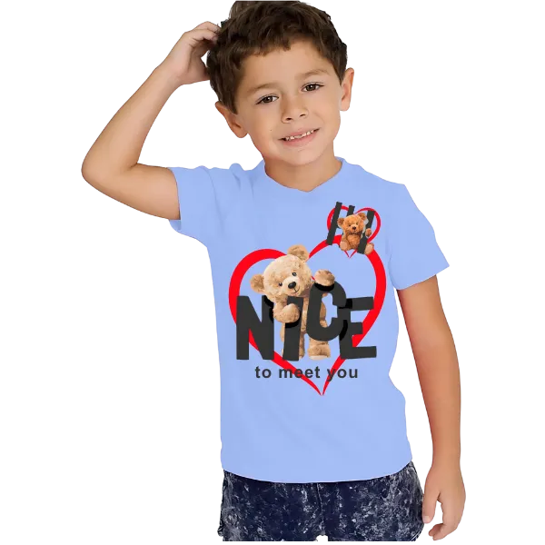 NICE TO MEET YOU KIDS T SHIRT