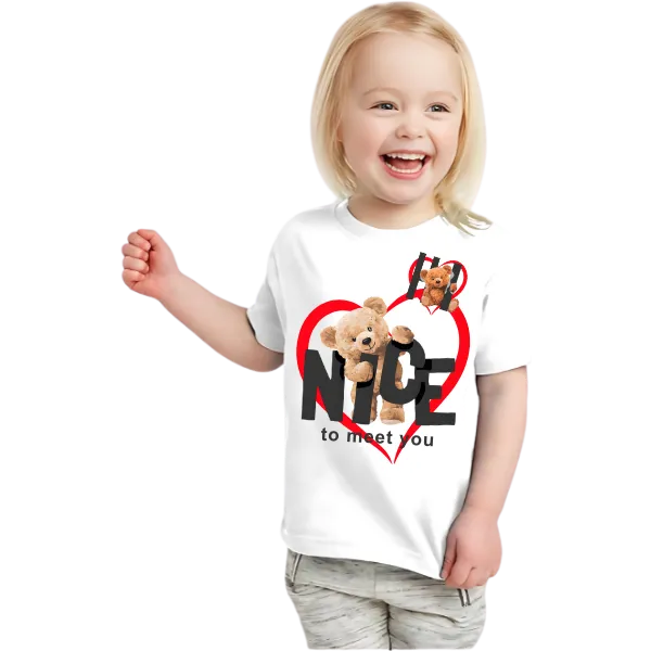 NICE TO MEET YOU KIDS T SHIRT