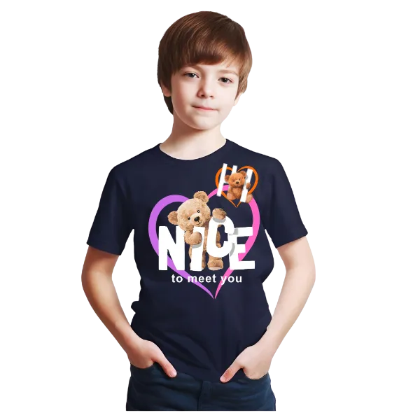 NICE TO MEET YOU KIDS T SHIRT