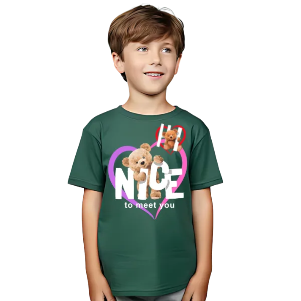 NICE TO MEET YOU KIDS T SHIRT