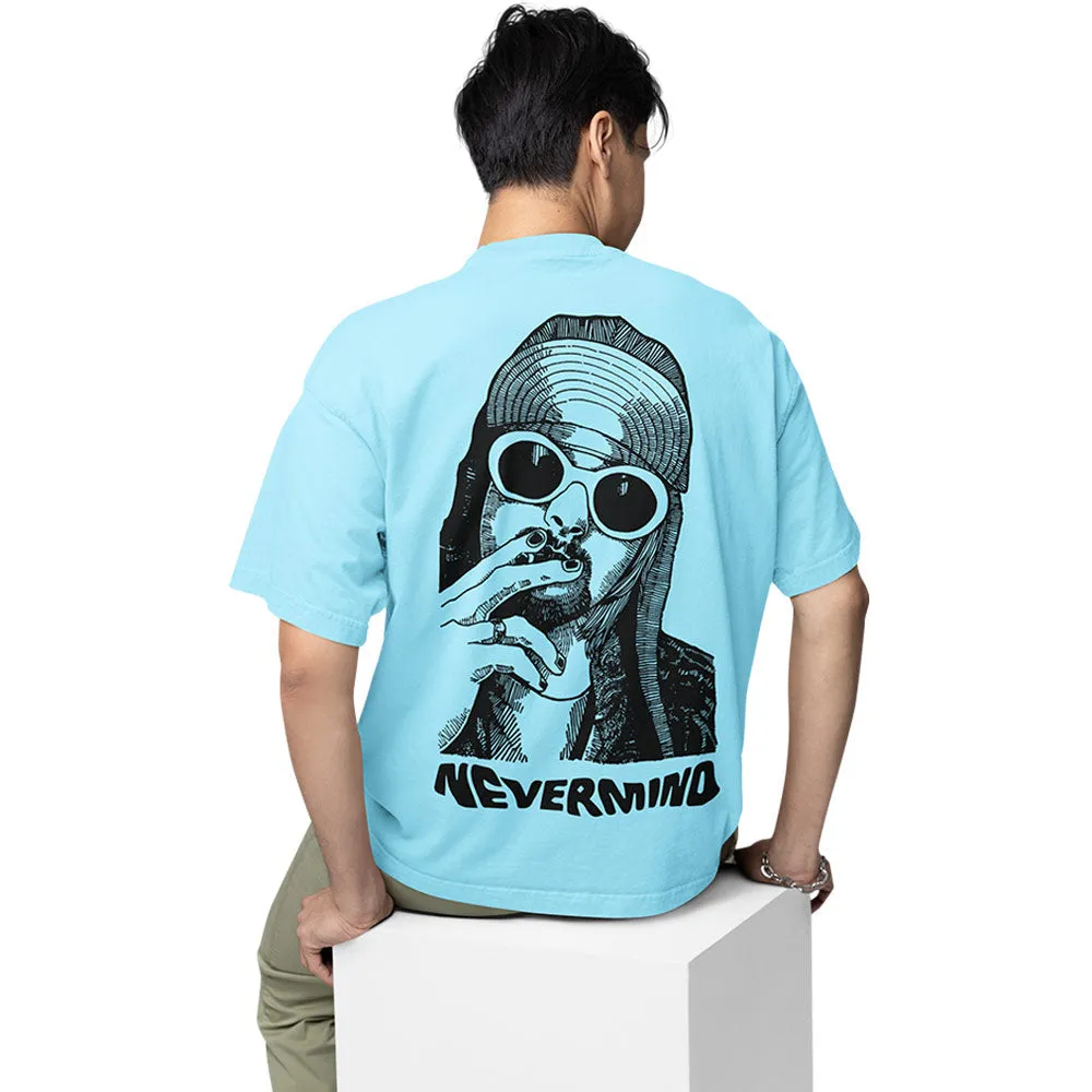 Nirvana Oversized T shirt - Kurt Never Minds