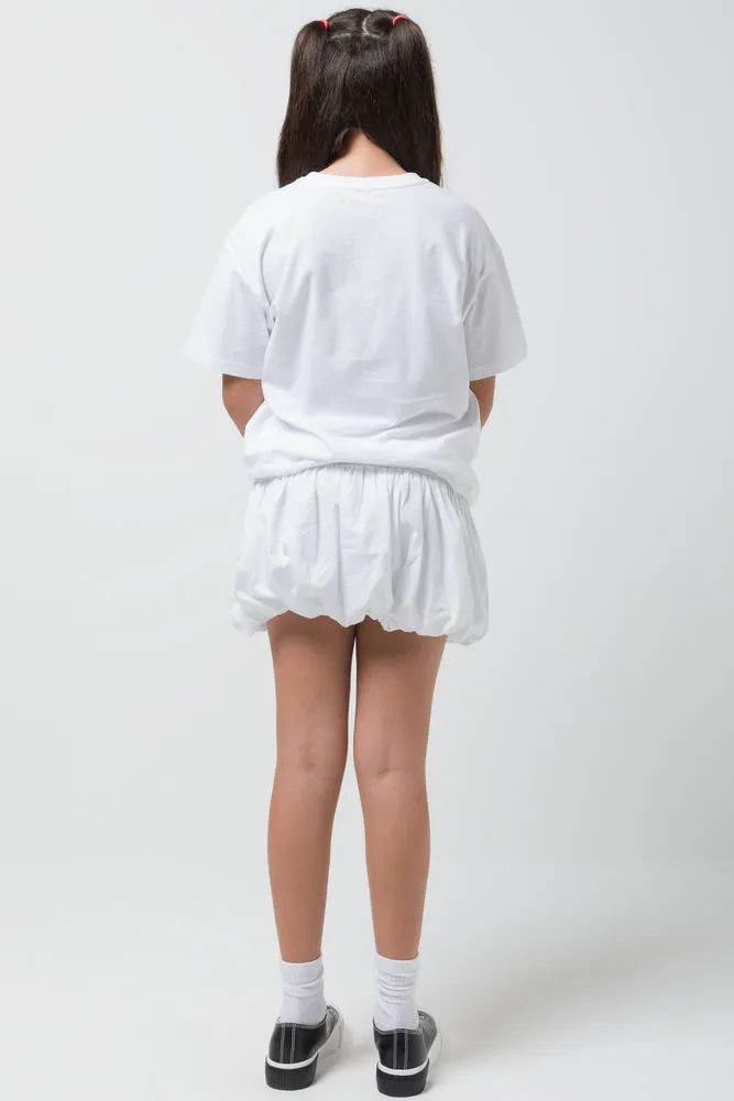 Oversized Tshirt Oversized Bow White