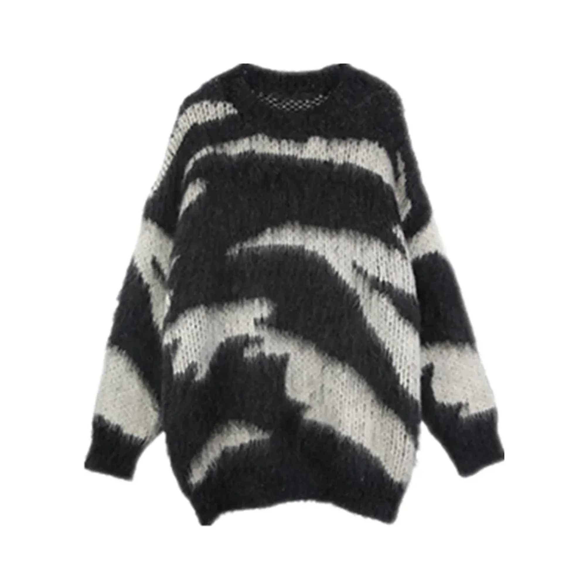 Pre Order:  Faux Mohair Knit Sweater