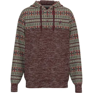 "Jimmy" Maroon/Aztec Hoody