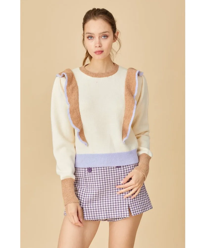 Ragen Ruffle Sweater