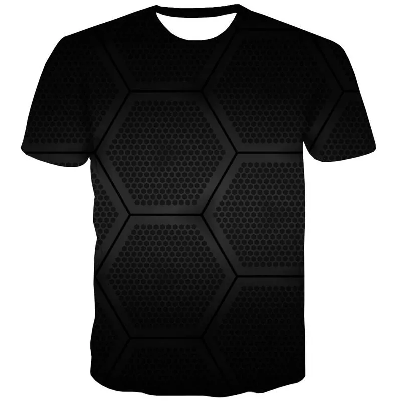 Regular hexagonal texture shirt special texture Casual shirt 3D Casual different art costume man