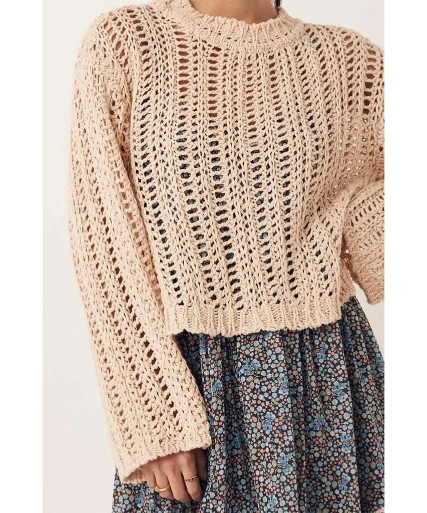 Saskia Knit Jumper Honey