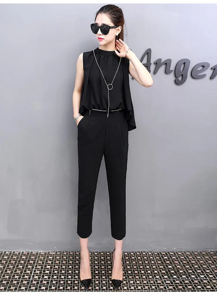 SIMPLE CHIC PANTS SET