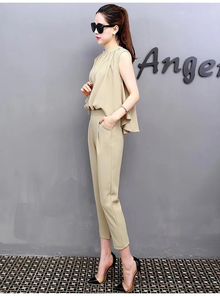 SIMPLE CHIC PANTS SET