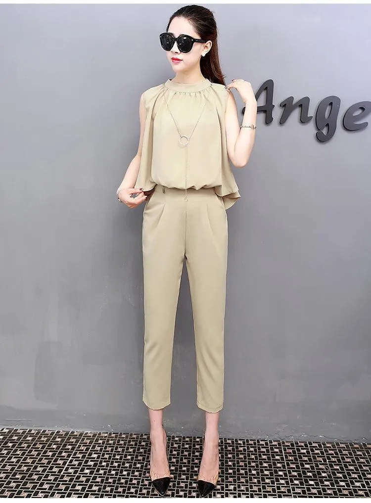 SIMPLE CHIC PANTS SET