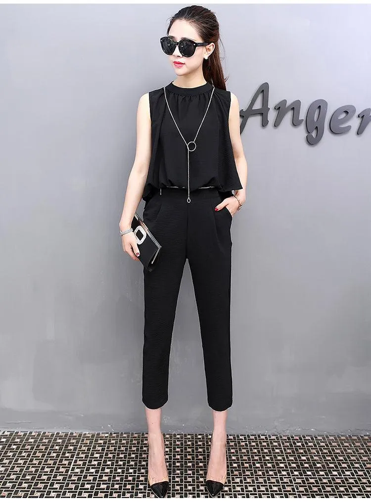 SIMPLE CHIC PANTS SET