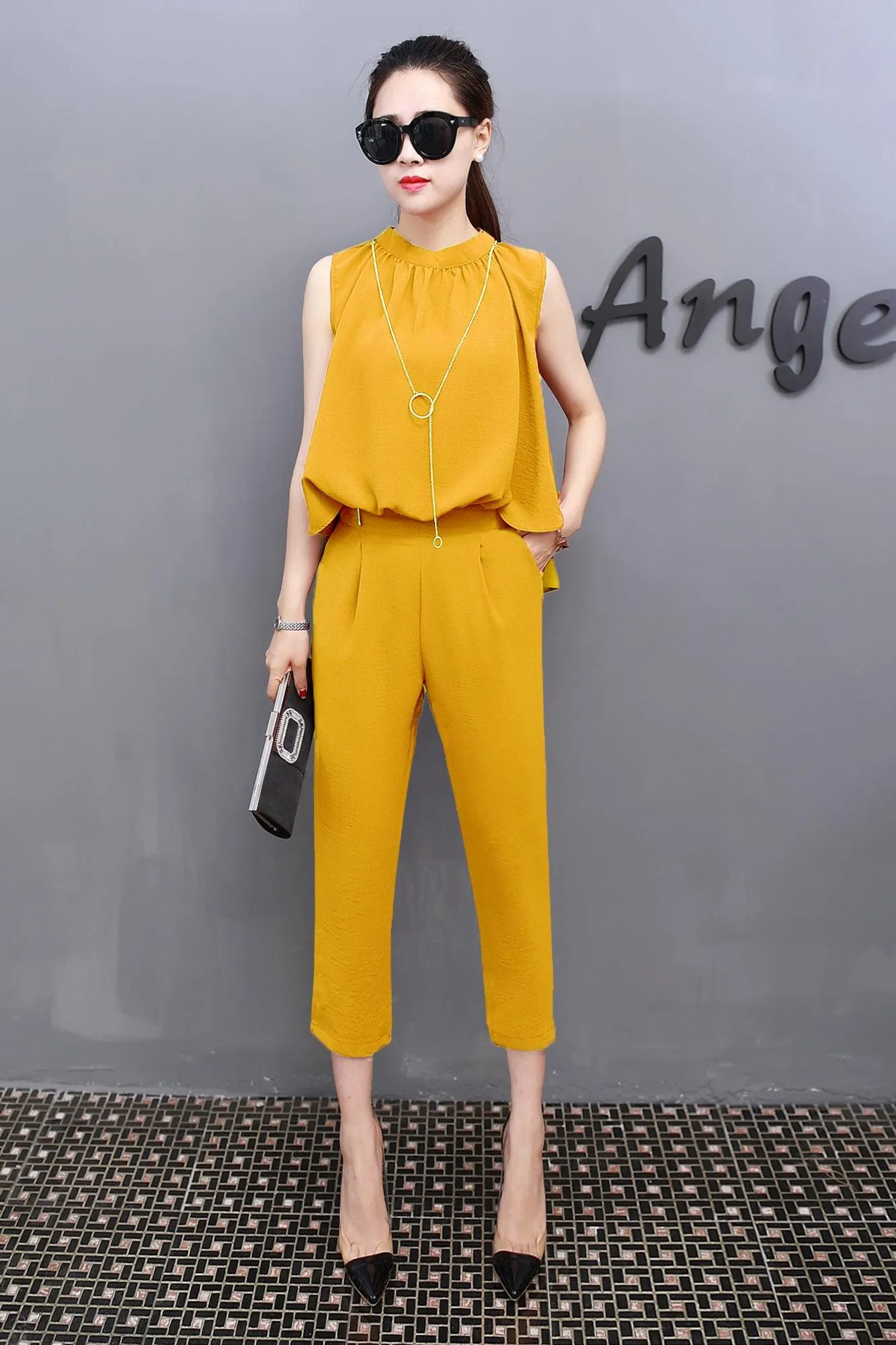 SIMPLE CHIC PANTS SET