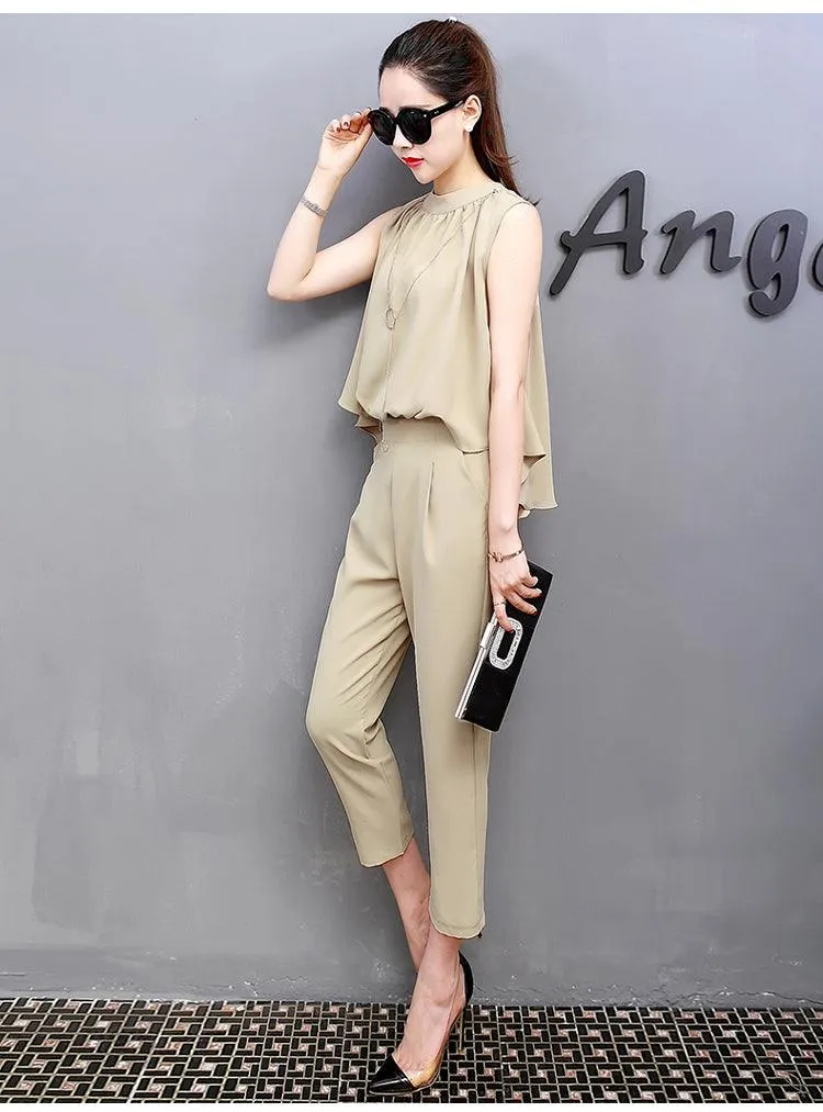 SIMPLE CHIC PANTS SET