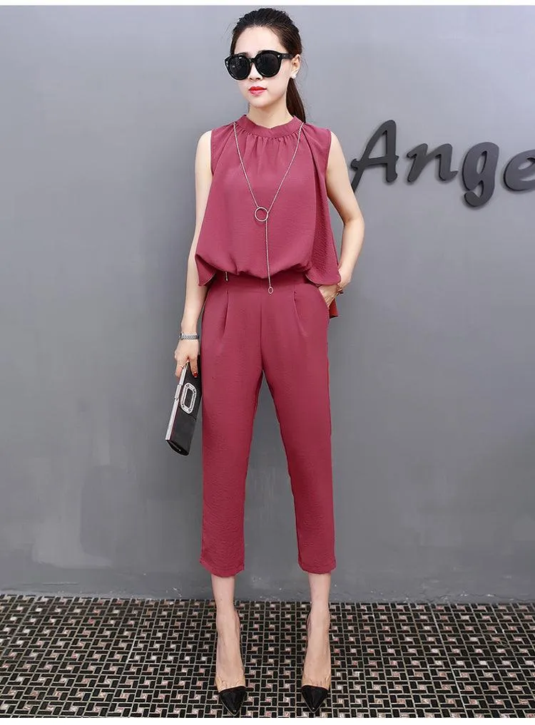 SIMPLE CHIC PANTS SET