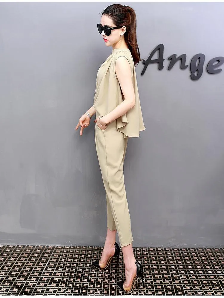 SIMPLE CHIC PANTS SET