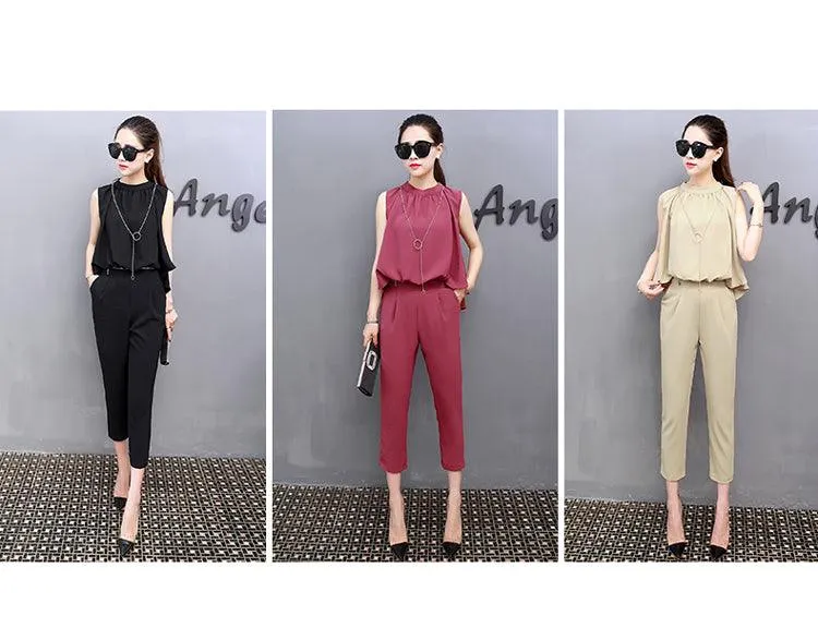 SIMPLE CHIC PANTS SET